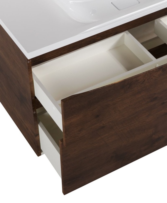 Тумба с раковиной BelBagno Marino 120 темное дерево - 6