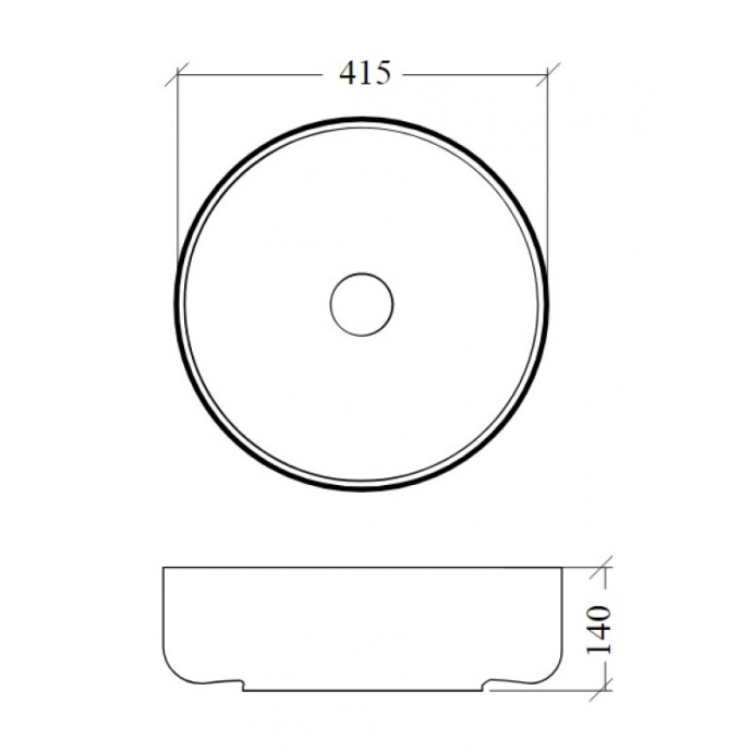  Раковина накладная Armadi Art NeoArt Corian 40 бежевый 819-DL - 2