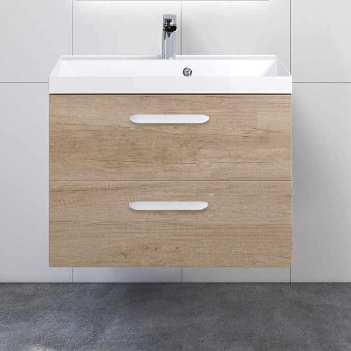 Тумба с раковиной BelBagno Aurora 70 rovere nebrasca nature - 0