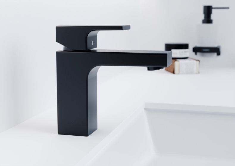 Смеситель Hansgrohe Vernis Shape 71569670 для раковины, черный - 2