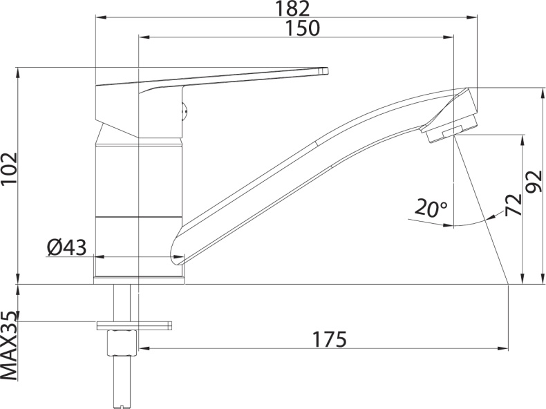 Смеситель для раковины Milardo Helic HELSBR0M01 - 2