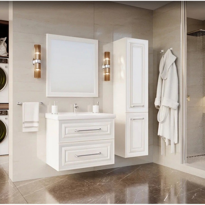 Шкаф-колонна ASB-Woodline Валенца 40 слоновая кость 11930 СК - 4