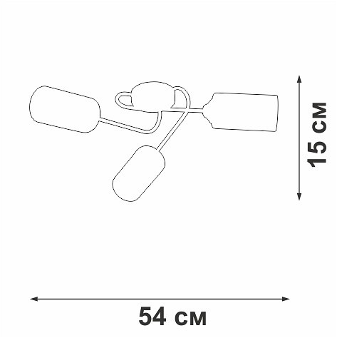 Потолочная люстра Vitaluce V4909 V4909-9/3PL - 2