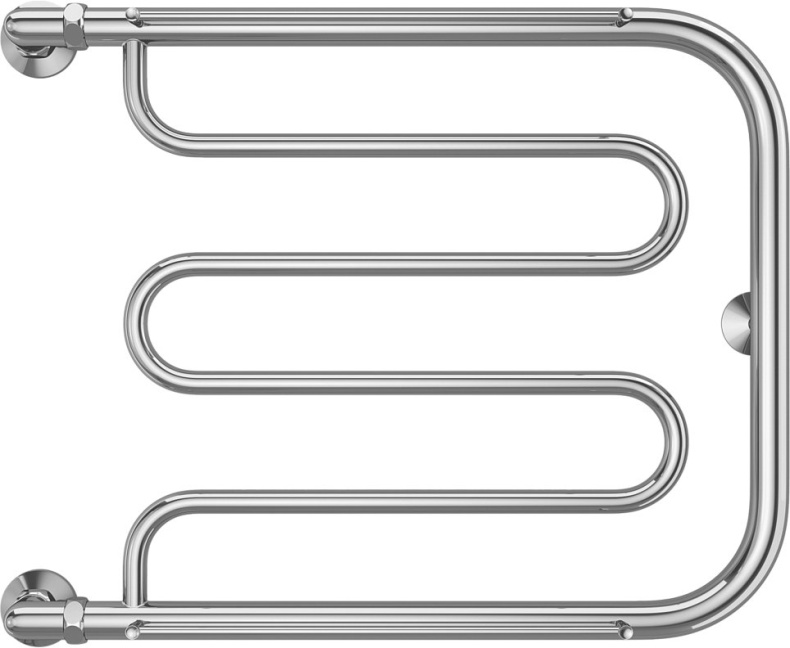 Водяной полотенцесушитель Terminus Фокстрот 600х500 Хром 4620768881084 - 0