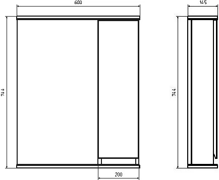 Зеркало ASB-Mebel Марко 60 10716 - 4