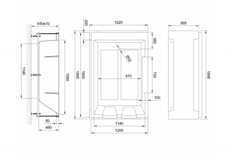 Гидромассажная ванна Royal Bath Triumph Comfort 180х120 белая RB665100CO - 2