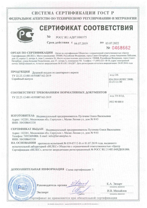 Душевой поддон Rgw   16180282-11 - 2