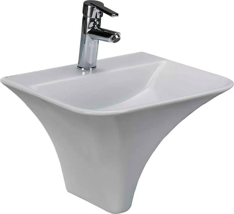 Раковина-моноблок подвесная beWash Ladoga 46 белый 54461101 - 0
