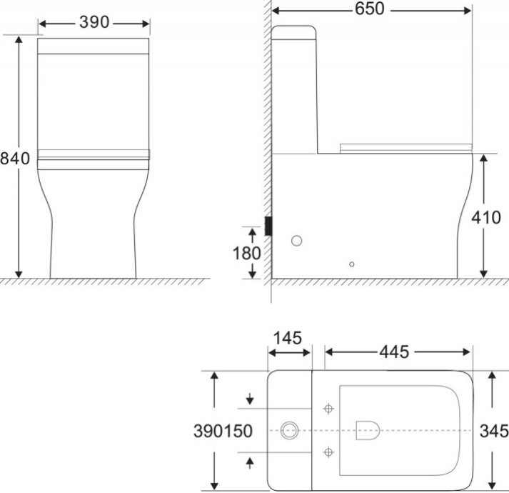 Унитаз-компакт BelBagno Romano BB248CPR-P - 6