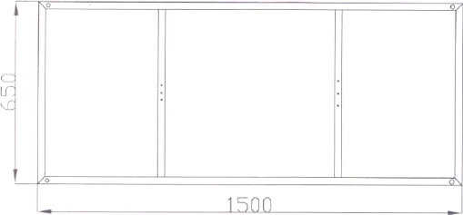 Каркас для ванны Cersanit Santana 160 K-RW-SANTANA*160n - 2