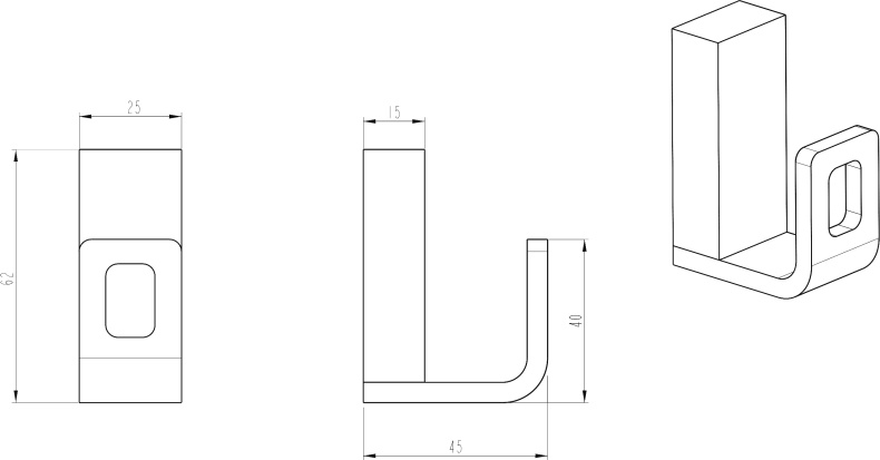 Крючок Boheme Q 10946-B Black - 1