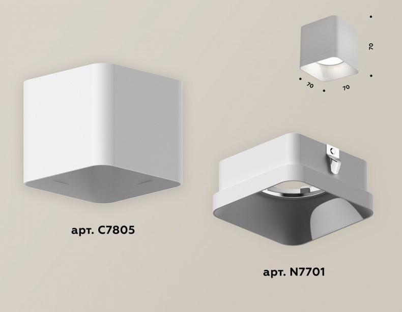 Накладной светильник Ambrella Light XS XS7805001 - 2