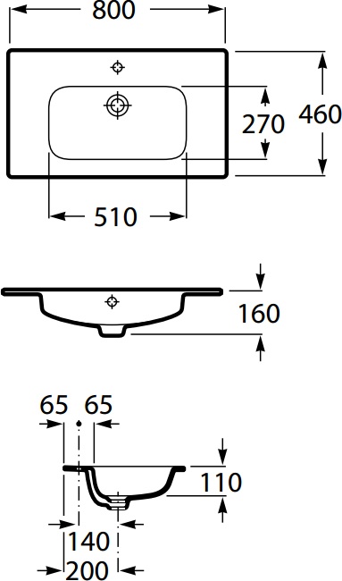 Тумба с раковиной Roca Victoria Nord 80 венге - 6