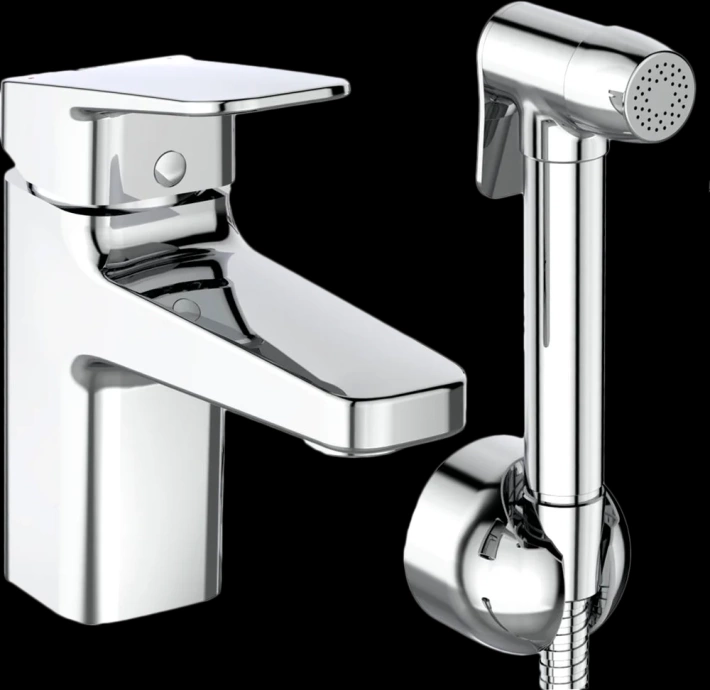 Смеситель для раковины Ideal Standard Ceraplan с гигиеническим душем хром BD231AA - 0