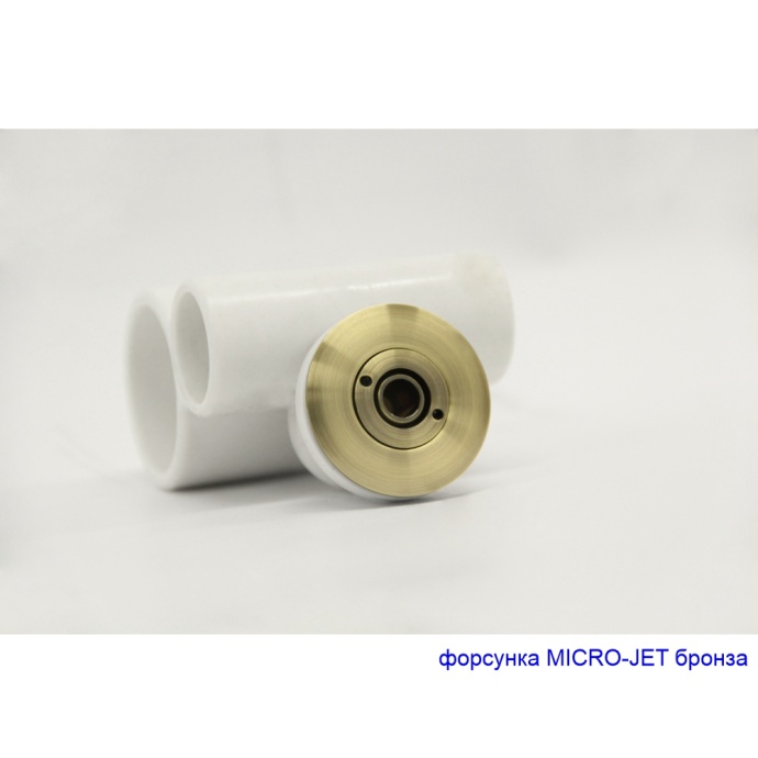 Ванна акриловая Excellent Glamour Smart 150х150 с гидромассажем белый - бронза WAEX.GLA15.SMART.BR - 2
