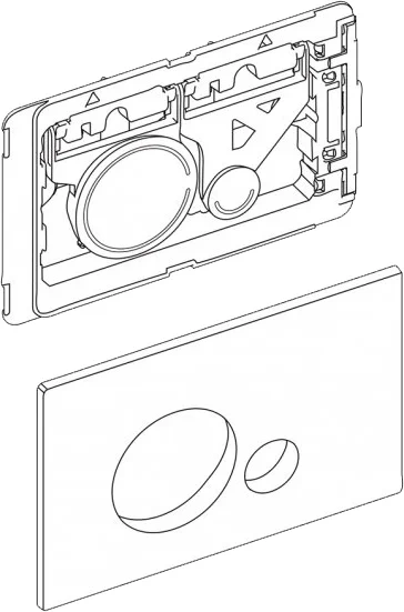 Кнопка смыва BelBagno Sfera хром глянцевый  BB015-SR-CHROME - 2