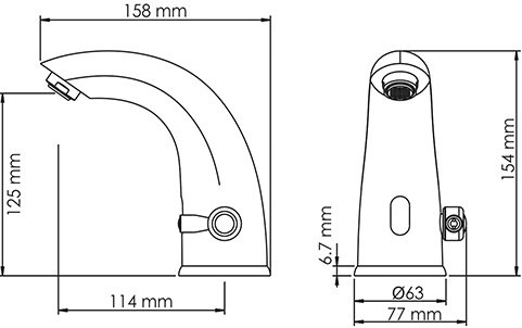 Смеситель Wasserkraft Rossel 2813 для раковины - 2