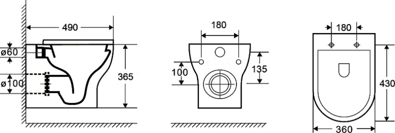 Комплект Weltwasser MARBERG 507 + ERLENBACH 004 GL-WT + MAR 507 SE  10000006953 - 5