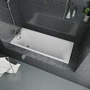 Чугунная ванна Delice Biove 170x75 DLR220509RB-AS с черными матовыми ручками с антискользящим покрытием - 2