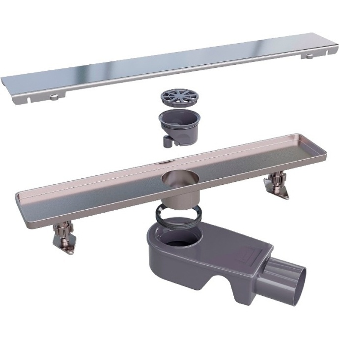 Душевой лоток Rgw 80 решетка хром 47302080-01 - 0