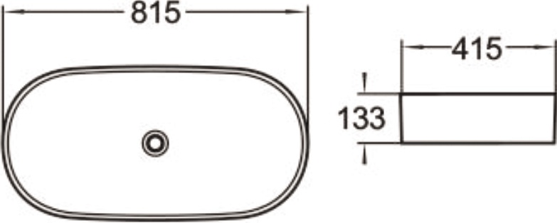 Раковина SantiLine SL-1079 - 1