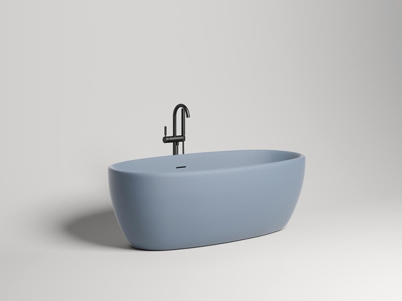 Ванна из искусственного камня Salini Luce 170x85 100121MRF S-stone, матовый, RAL полностью - 4