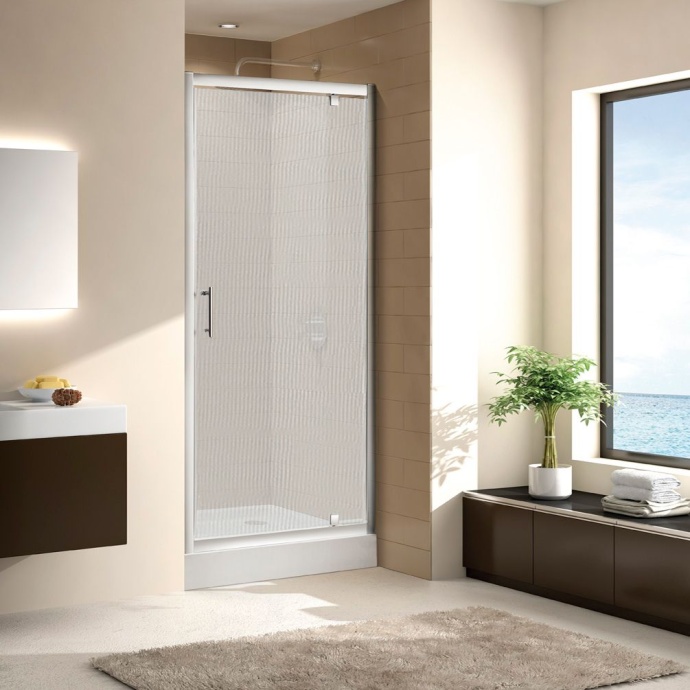 Душевая дверь в нишу Cezares Eco O BA 1 80 P Cr стекло punto ECO-O-BA-1-80-P-Cr - 0