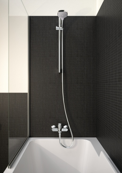 Душевой комплект Hansgrohe Logis 71605000 смеситель + душевой гарнитур + шланговое подключение - 4