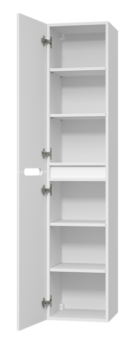 Шкаф - пенал Misty Роял 35 подвесной универсальный (белый) П-Роя-01035-011П - 2