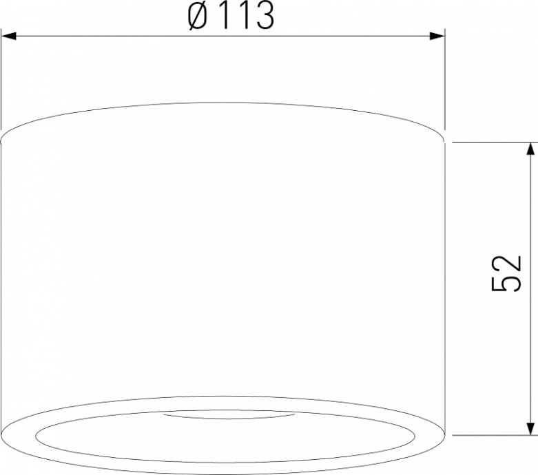 Накладной светильник Elektrostandard Light LED 35141/H черный - 1