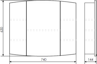 Мебель для ванной Comforty Лаура 75-2 белый глянец - 6