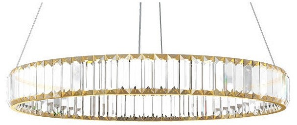 Подвесной светильник Loft it Crystal Ring 10135/600 Gold - 0