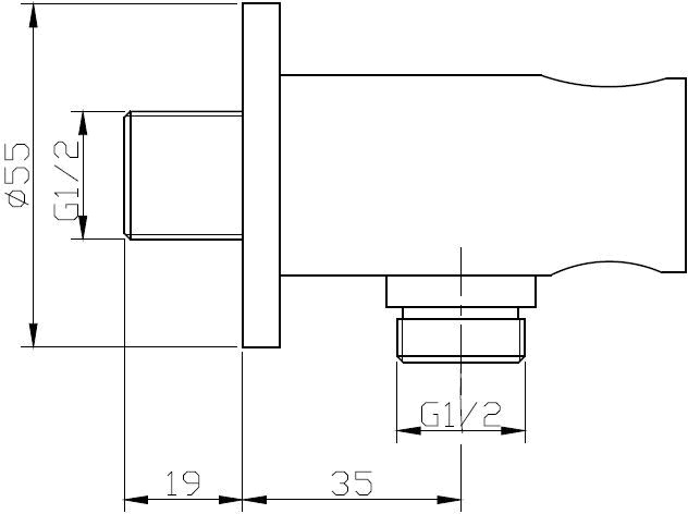 Душевой гарнитур BelBagno Ancona DFS-CRM ANCONA-DFS-CRM - 1