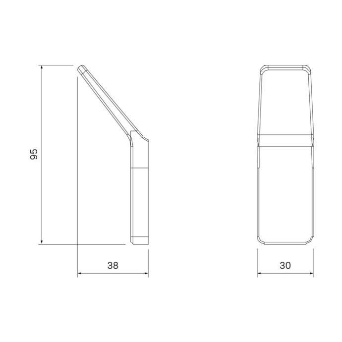 Крючок одинарный SLISC10i41 - 2