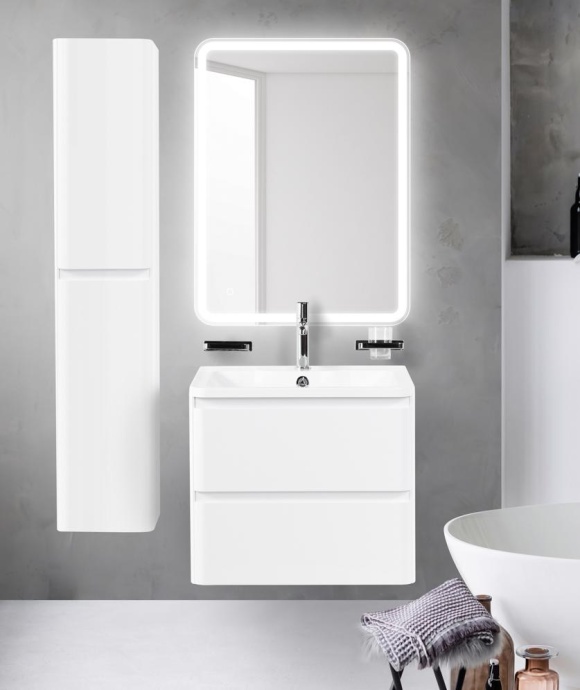 Тумба под раковину BelBagno Albano 70 белый ALBANO-700-2C-SO-BL - 7