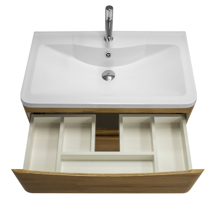 Тумба с раковиной BelBagno Acqua 90 светлое дерево - 2