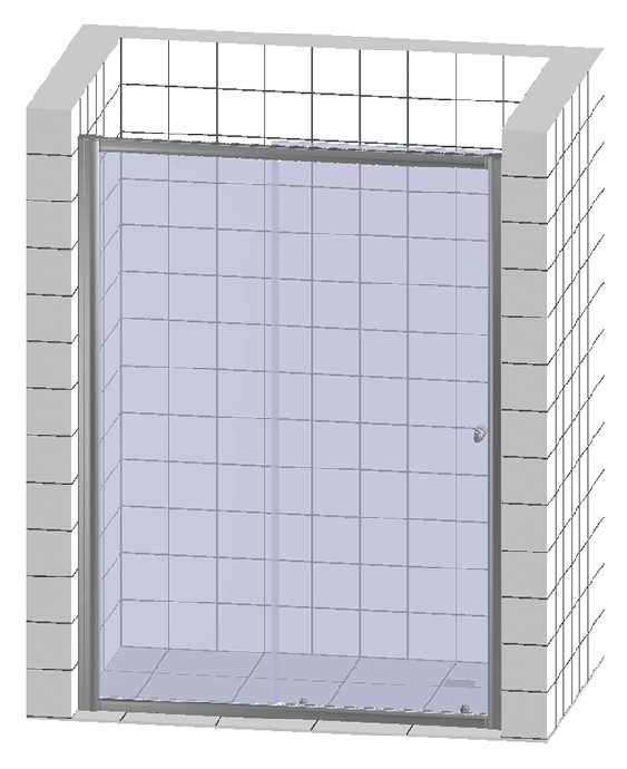 Душевая дверь в нишу Good Door Galaxy WTW-140-C-CH ГЛ00010 - 4