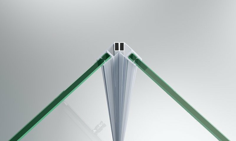 Душевой уголок BelBagno Etna 80х80 профиль хром стекло прозрачное ETNA-A-12-80-C-Cr - 6