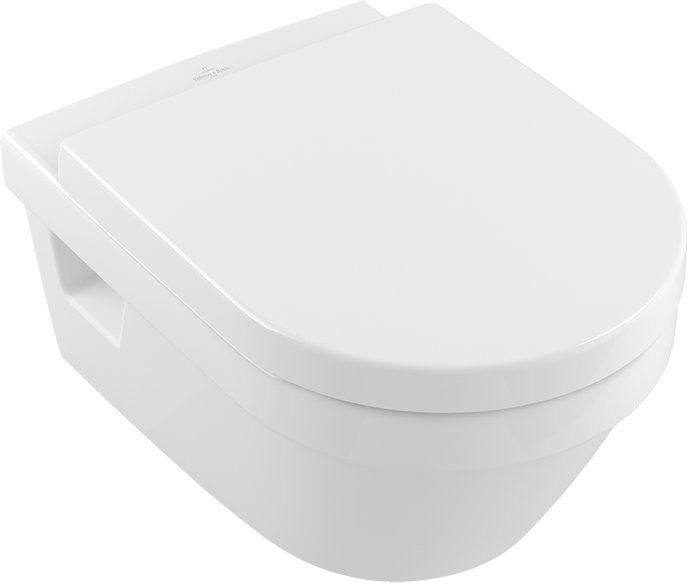 Унитаз подвесной Villeroy & Boch Omnia Architectura 5684HRR1 alpin, безободковый - 0