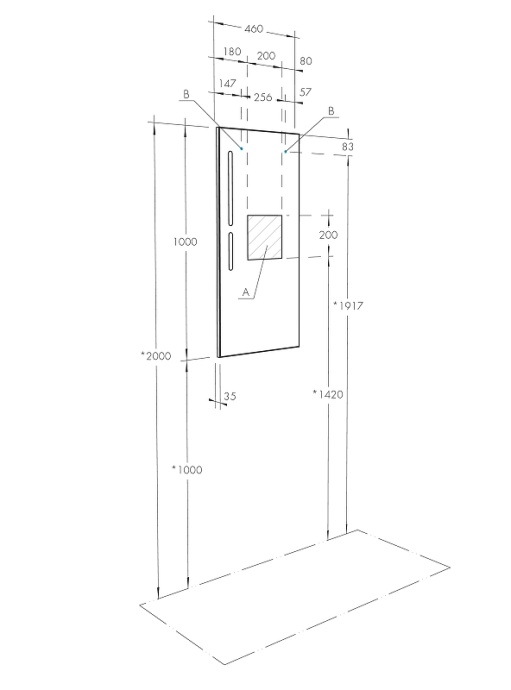 Зеркало Aquaton Эклипс 46 с подсветкой  1A129002EK010 - 3