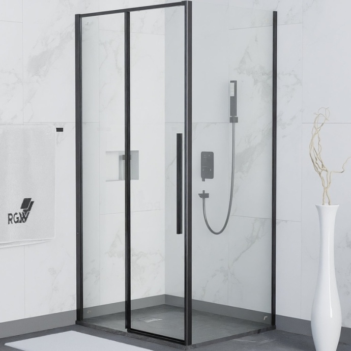 Душевой уголок RGW Stilvoll SV-42B 120x90 профиль черный стекло прозрачное 32324292-014 - 0