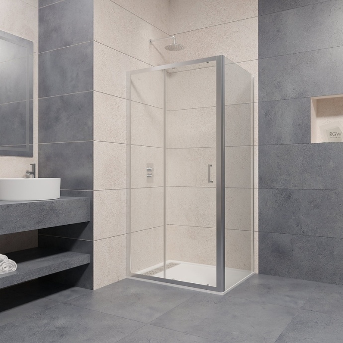 Душевой уголок RGW Passage PA-74 150x110 профиль хром стекло прозрачное 410874151-11 - 1