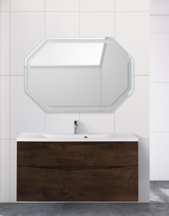 Тумба с раковиной BelBagno Marino 120 темное дерево - 8