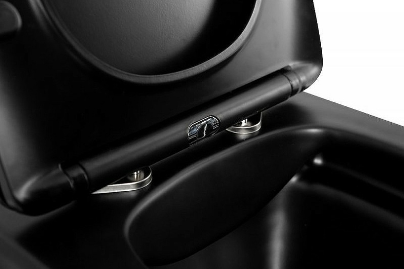 Сиденье для унитаза BelBagno Ardente c черный, с системой микролифт  BB3202SC-MB - 3