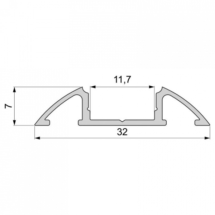 Профиль накладной Deko-Light AM-01-10 970303 - 1