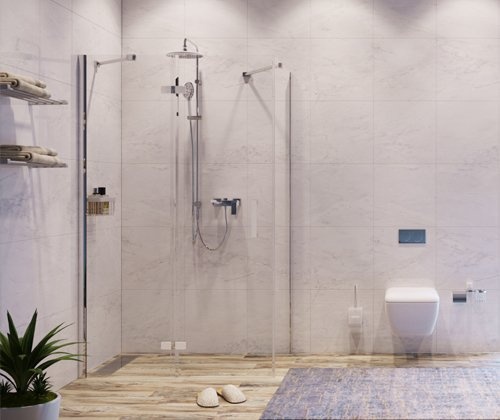 Душевой уголок Wasserkraft Aller White 10H06LW 120x80 см 10H06LWHITE - 1