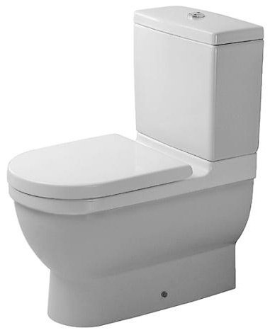 Чаша для напольного унитаза Duravit Starck 3 белый, без сиденья  0128090000 - 1