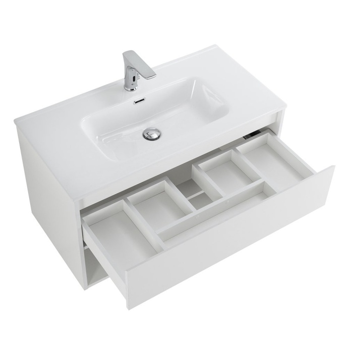Комплект мебели BelBagno Kraft 90 белый матовый - 2
