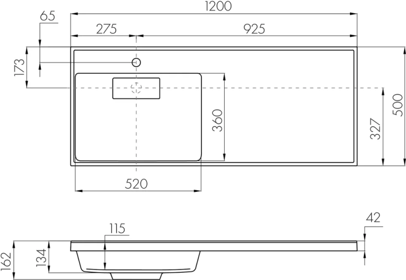 Тумба с раковиной Aquaton Лондри 60 светлое дерево 1A2669K1LH0C0 - 9