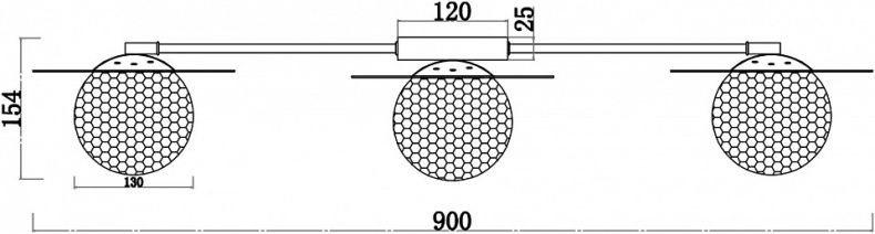 Потолочная люстра F-promo Roshni 3050-7P - 1